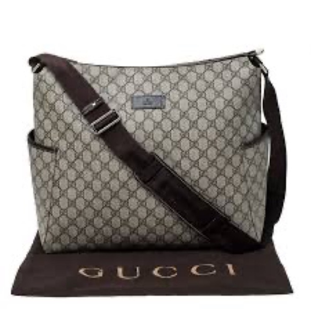 💎 GG Supreme 💎 Coated Gucci laptop Diaper Bag